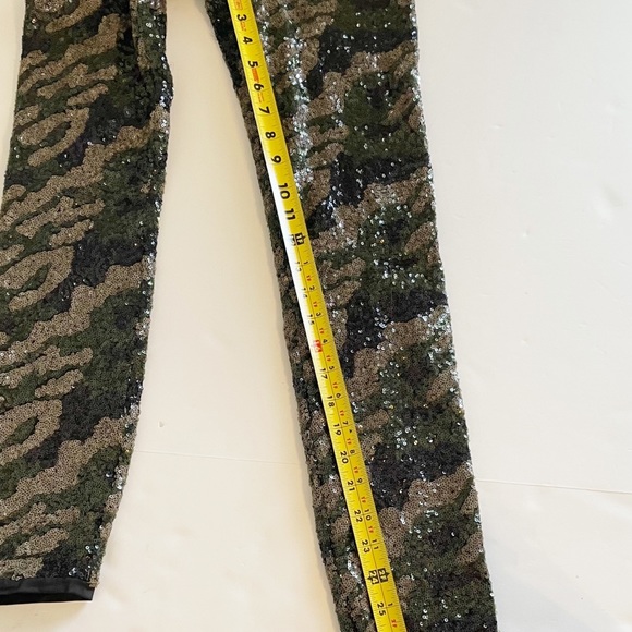 BCBGMaxAzria Black Sequin Leggings Size XXS - Picture 8 of 8